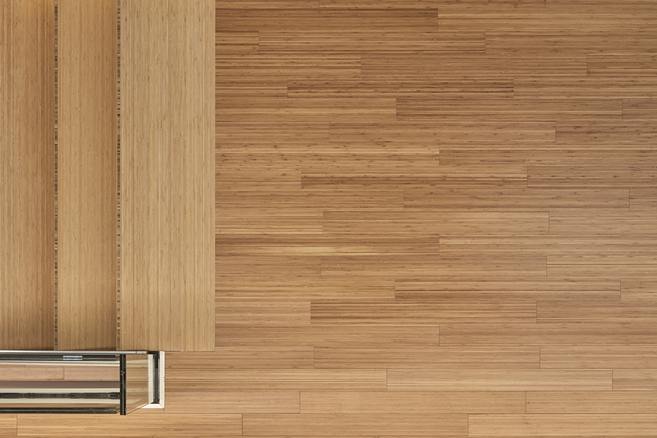 staircase and bamboo floor at the nursing council madrid