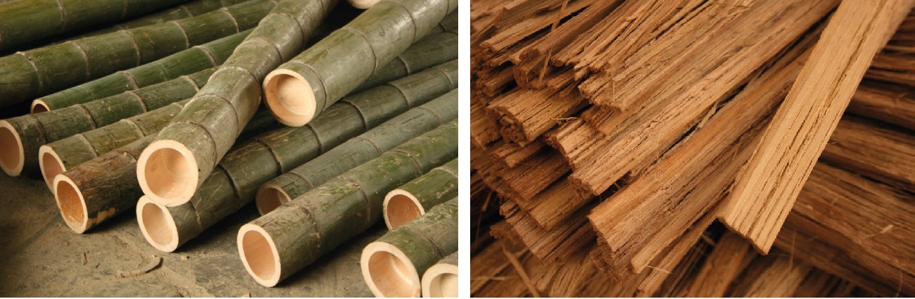 productos de fibras a partir de la caña de bambú