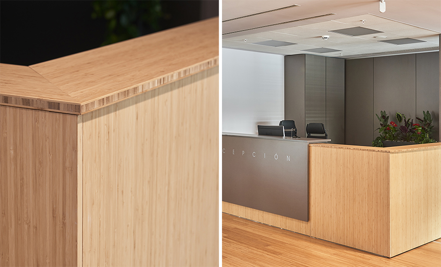 reception counter interior architecture